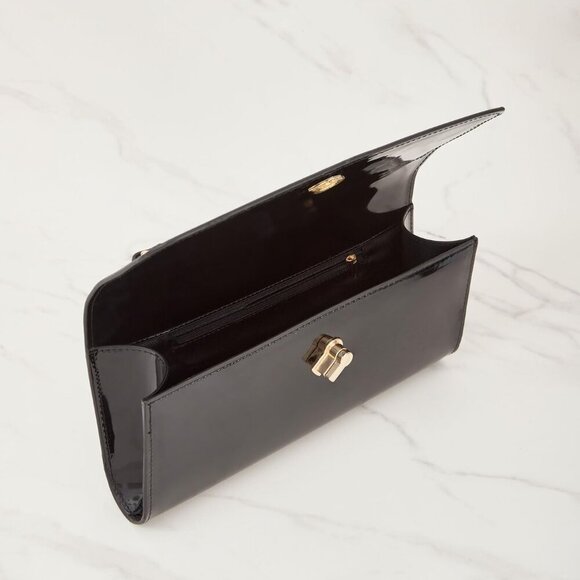 Women Metallic PU Leather Evening Clutch Purse Handbag Crossbody Shoulder Bag Sq - Picture 7 of 8